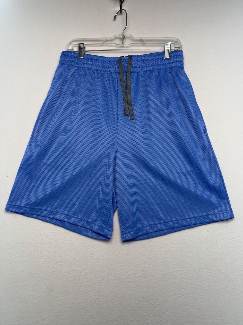 Athletic Works Basketball Outdoor Shorts Blue Men's M (32-34) Tie Waist Pockets